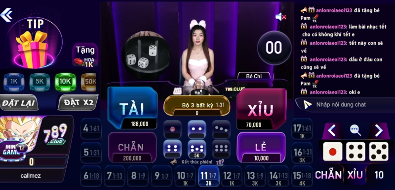 ảnh tài xỉu 789 Club