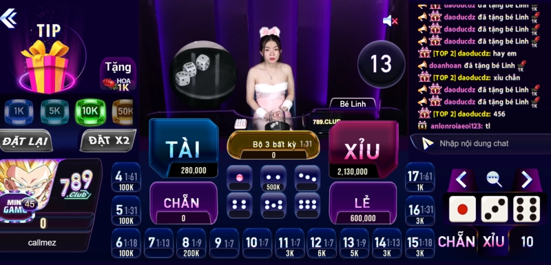 ảnh tài xỉu 789 Club