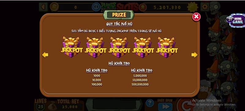 Nổ hũ đổi thưởng Plant and Zombie