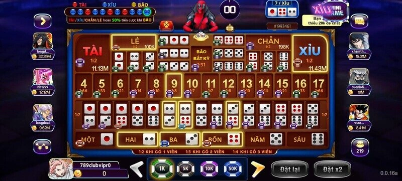 Sicbo Deadpool | Trải nghiệm xóc đĩa 3D cốt truyện hấp dẫn