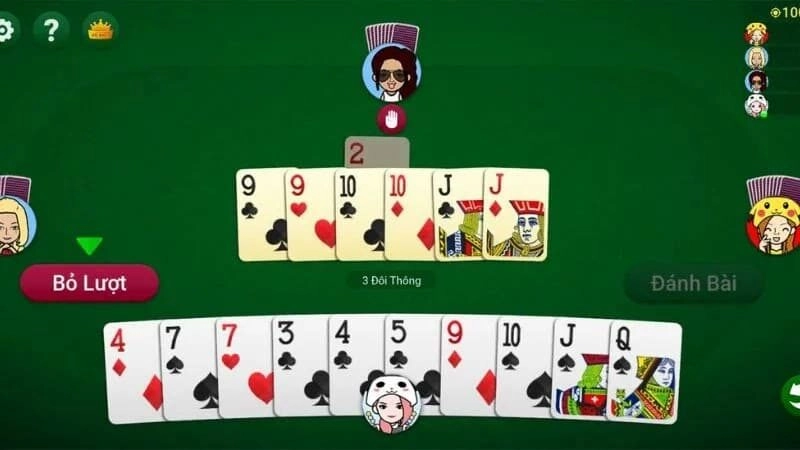 Sâm Lốc có 3 đôi thông không?